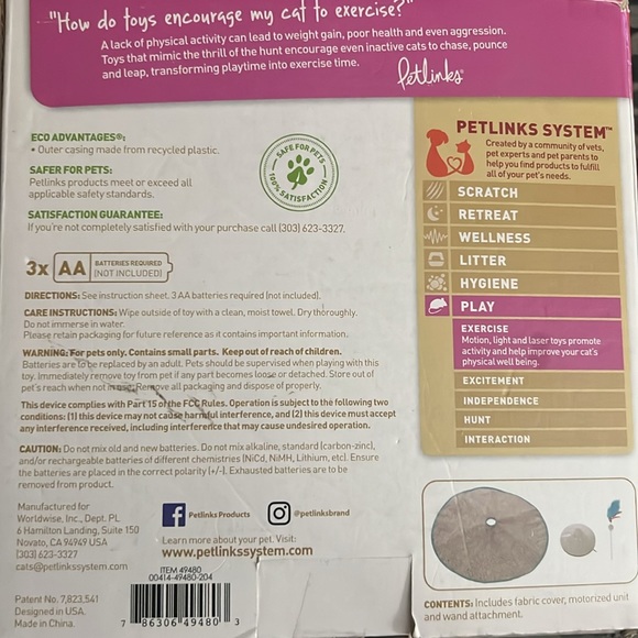 Petlinks Instincts Hidden Hijinks Cat Toy. New in box. - Picture 7 of 7
